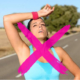 femme qui transpire et qui ne veut pas faire de sport