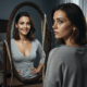 boulimie femme, miroir, fatigue, perfectionnisme