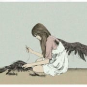 femme qui recout ses ailes pour se guérir des TCA