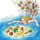 femme boulimie TCA nageant pour quitter la malbouffe, vers la nourriture saine