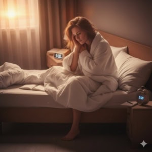 sleep depravated, lack of sleep, early in the morning, woman, 5 am, insomnia