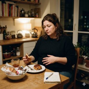 femme surpoids cuisine crise hyperphagie