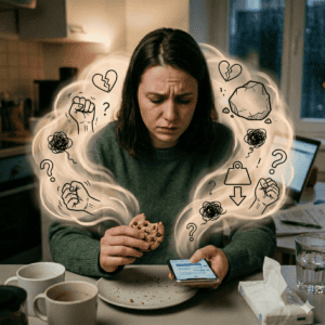 émotion femme compulsions cuisine cookie