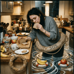 bouée de sauvetage nourriture émotionnelle dans la cuisine