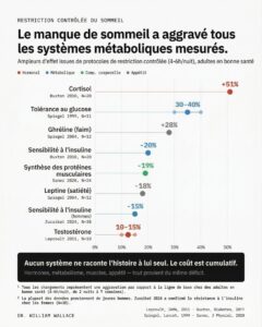 déficit de sommeil et troubles métaboliques